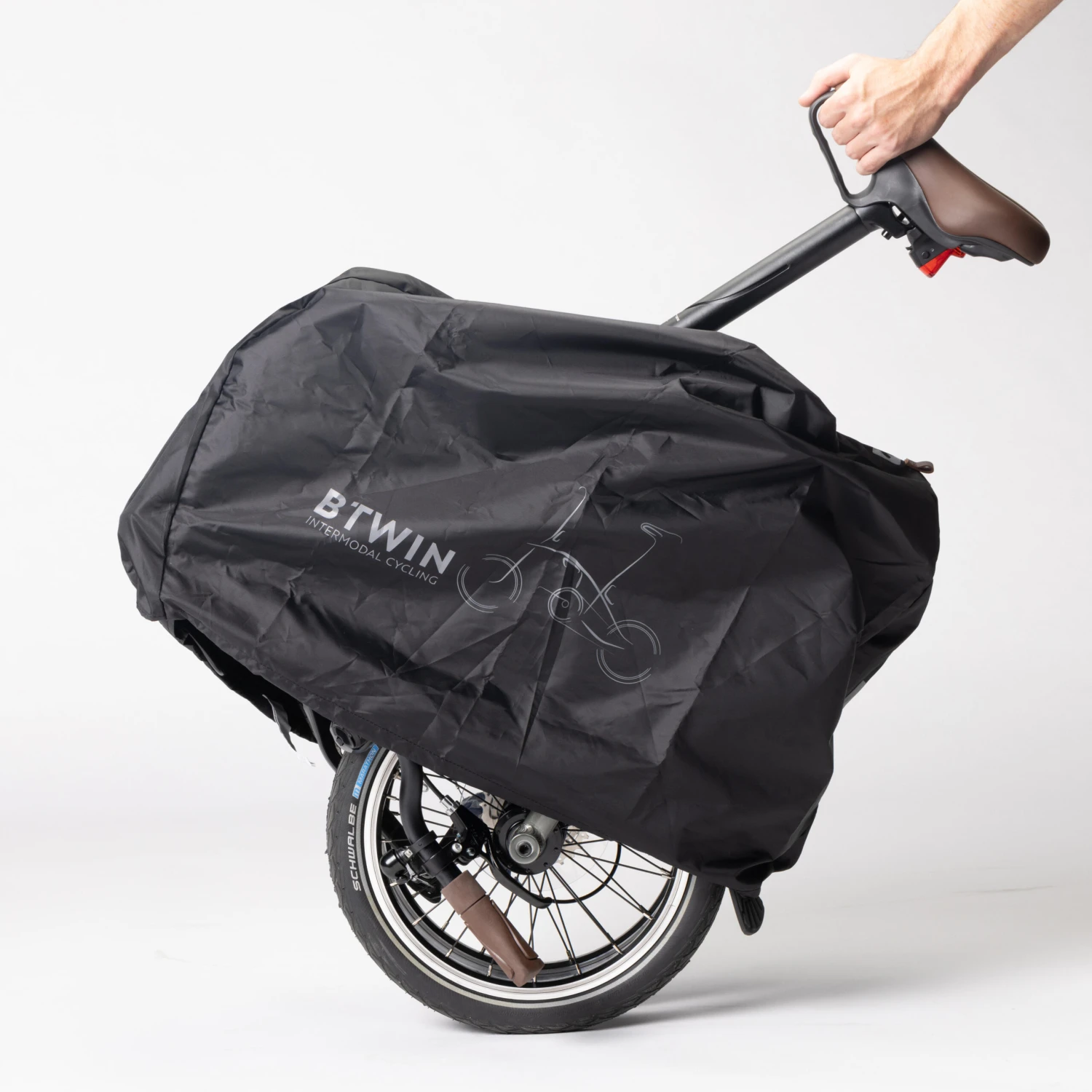 BTWIN Protective Cover + Bag For 16" Folding Bikes 8 BTWIN Protective Cover + Bag For 16" Folding Bikes - Image 8