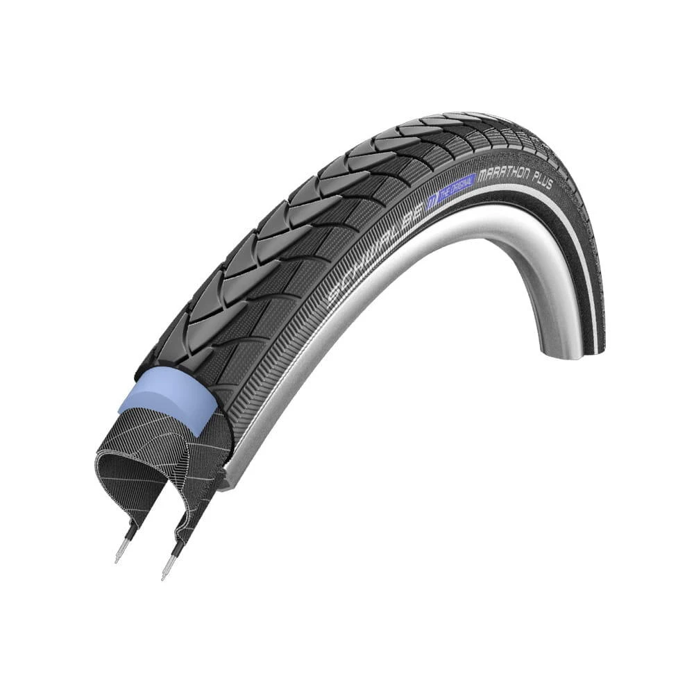 Schwalbe MARATHON PLUS 26 X 2.0 Black Reflex Tyre 1 Schwalbe MARATHON PLUS 26 X 2.0 Black Reflex Tyre