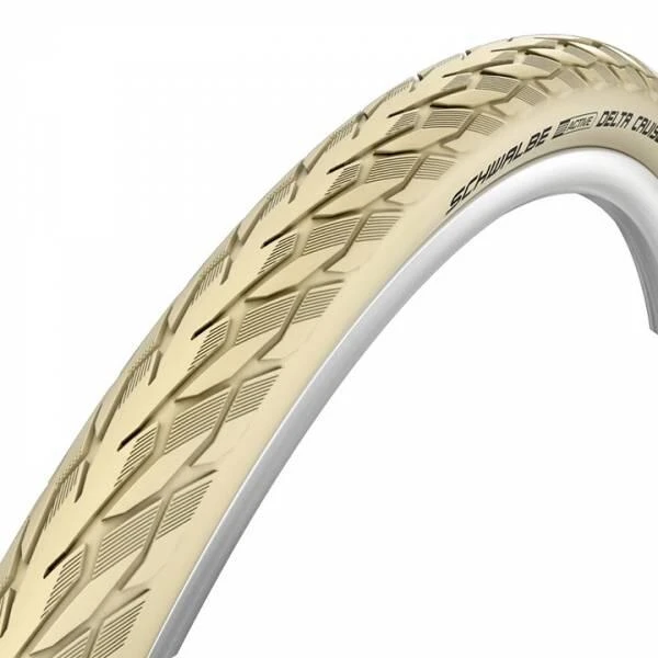 Schwalbe DELTA CRUISER PLUS PG 28 X 1 1/2 Creme Reflex Tyre 4 Schwalbe DELTA CRUISER PLUS PG 28 X 1 1/2 Creme Reflex Tyre - Image 4