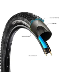 Rockrider 29" X 2.4 Mountain Bike Tyre Grip 100 -Ride Ready k6e3be668824c8111c0de75b6ebc47e1b