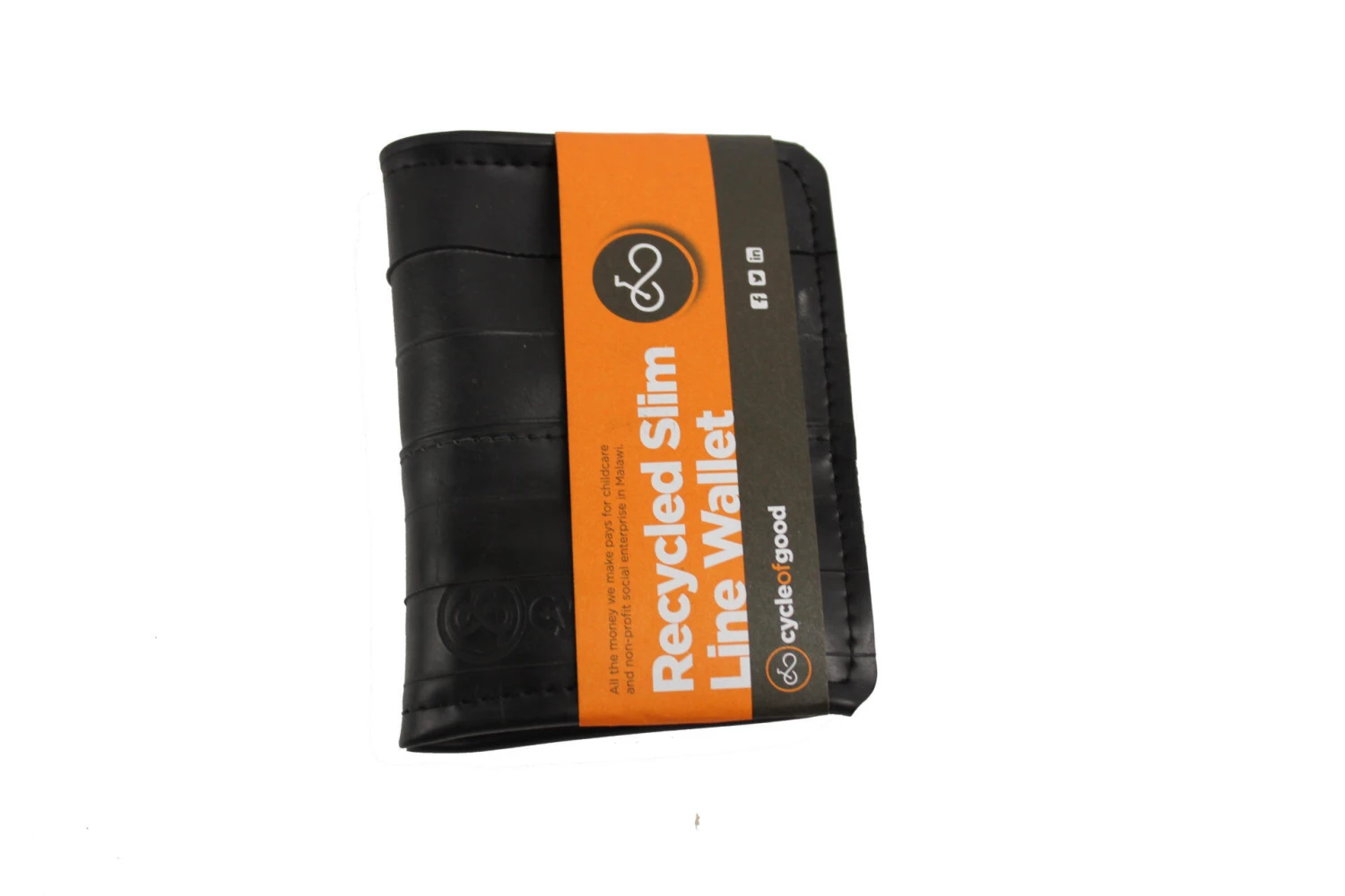 Recycled Inner Tube Slimline Wallet 3 Recycled Inner Tube Slimline Wallet - Image 3