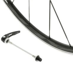 BTWIN 700 Aero Front Road Wheel - Black -Ride Ready k9d90059355a889d9a10f49a196d0f205