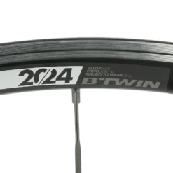 BTWIN 700 Aero Front Road Wheel - Black -Ride Ready k9f7840df46cfaaab7cf784f1386e9598