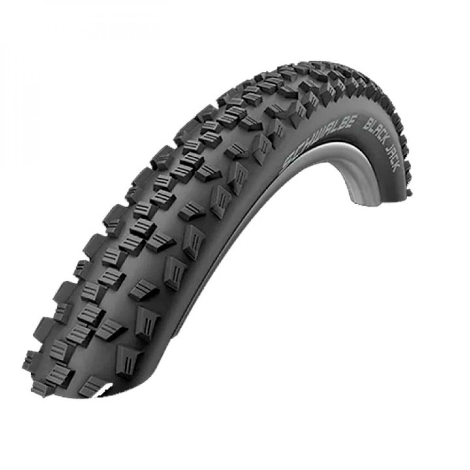 Schwalbe BLACK JACK 18 X 1.90 B'n'R Black Tyre 1 Schwalbe BLACK JACK 18 X 1.90 B'n'R Black Tyre