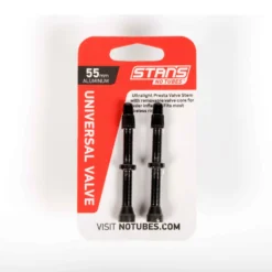 Stans NoTubes Presta Alloy Valve Stems 55mm Black