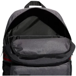 ADIDAS 3 Stripes Medium Backpack (Dark Grey Heather/ Scarlet) -Ride Ready kb067d77d066297176603df9a19fe8b29