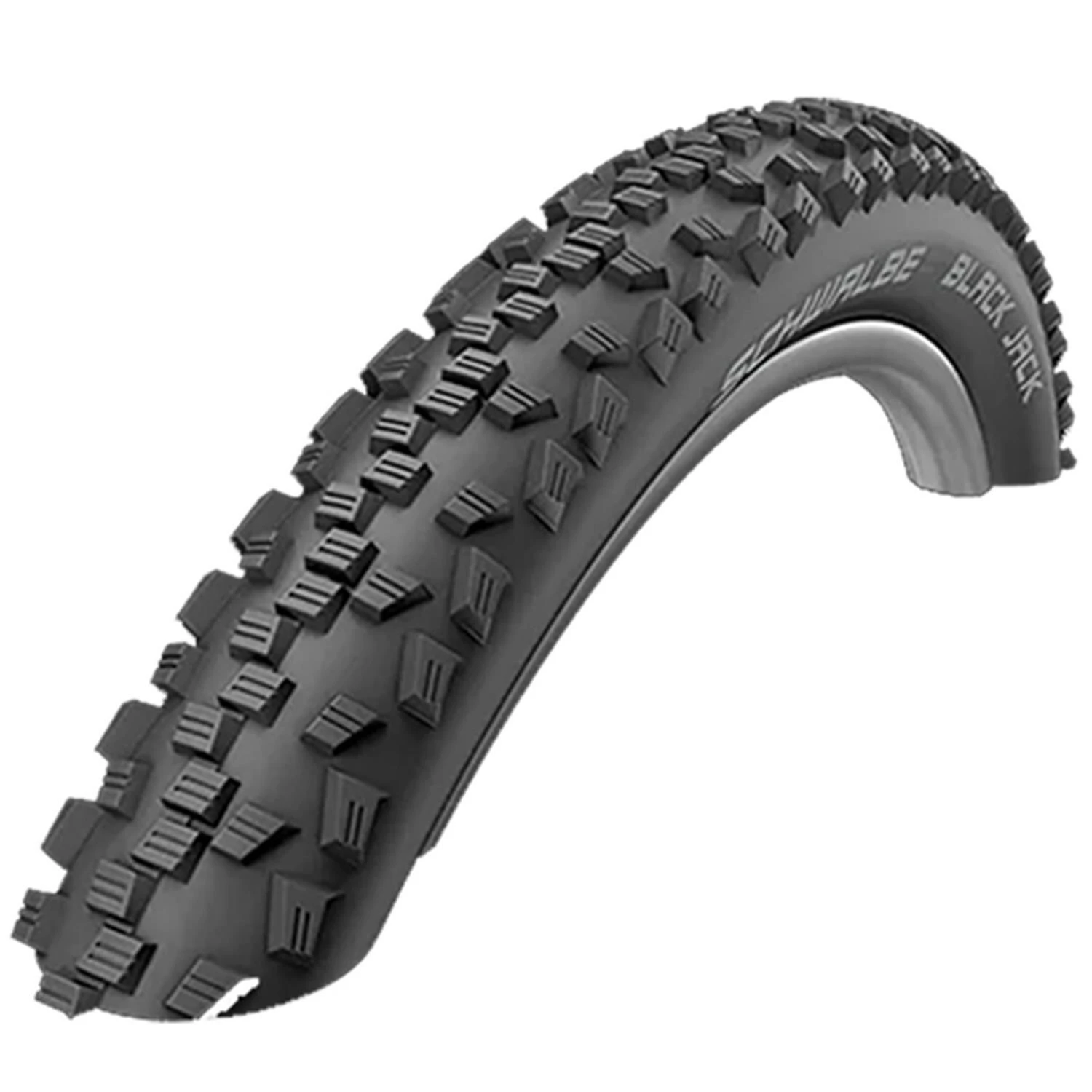 Schwalbe BLACK JACK 16 X 1.90 B'n'R Black Tyre 1 Schwalbe BLACK JACK 16 X 1.90 B'n'R Black Tyre