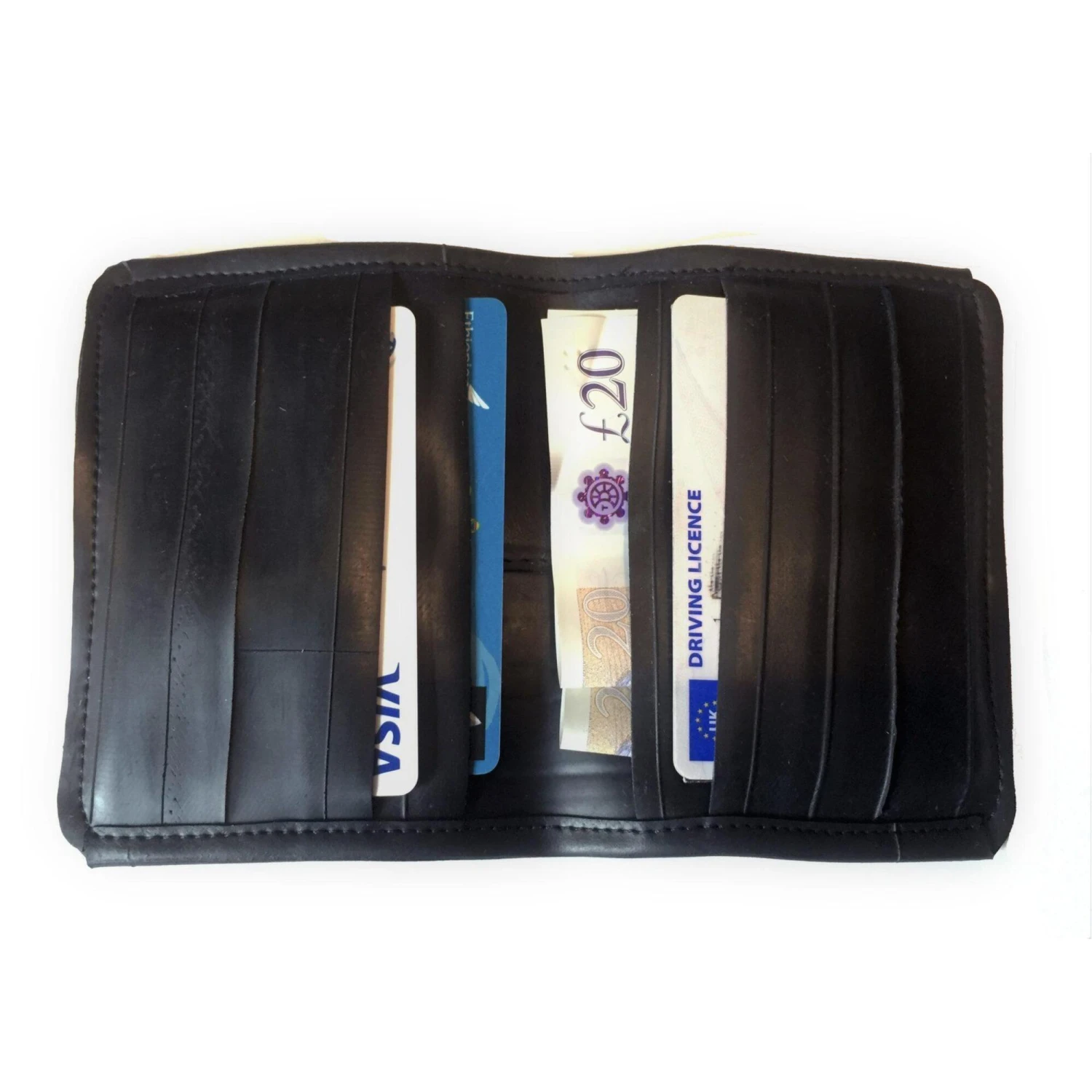 Recycled Inner Tube Slimline Wallet 1 Recycled Inner Tube Slimline Wallet