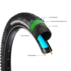 27.5" X 2.6 Rockrider Mountain Bike Tyre Grip 500 E+ -Ride Ready kcc60287f17cc1da6782c391fe6ca4996