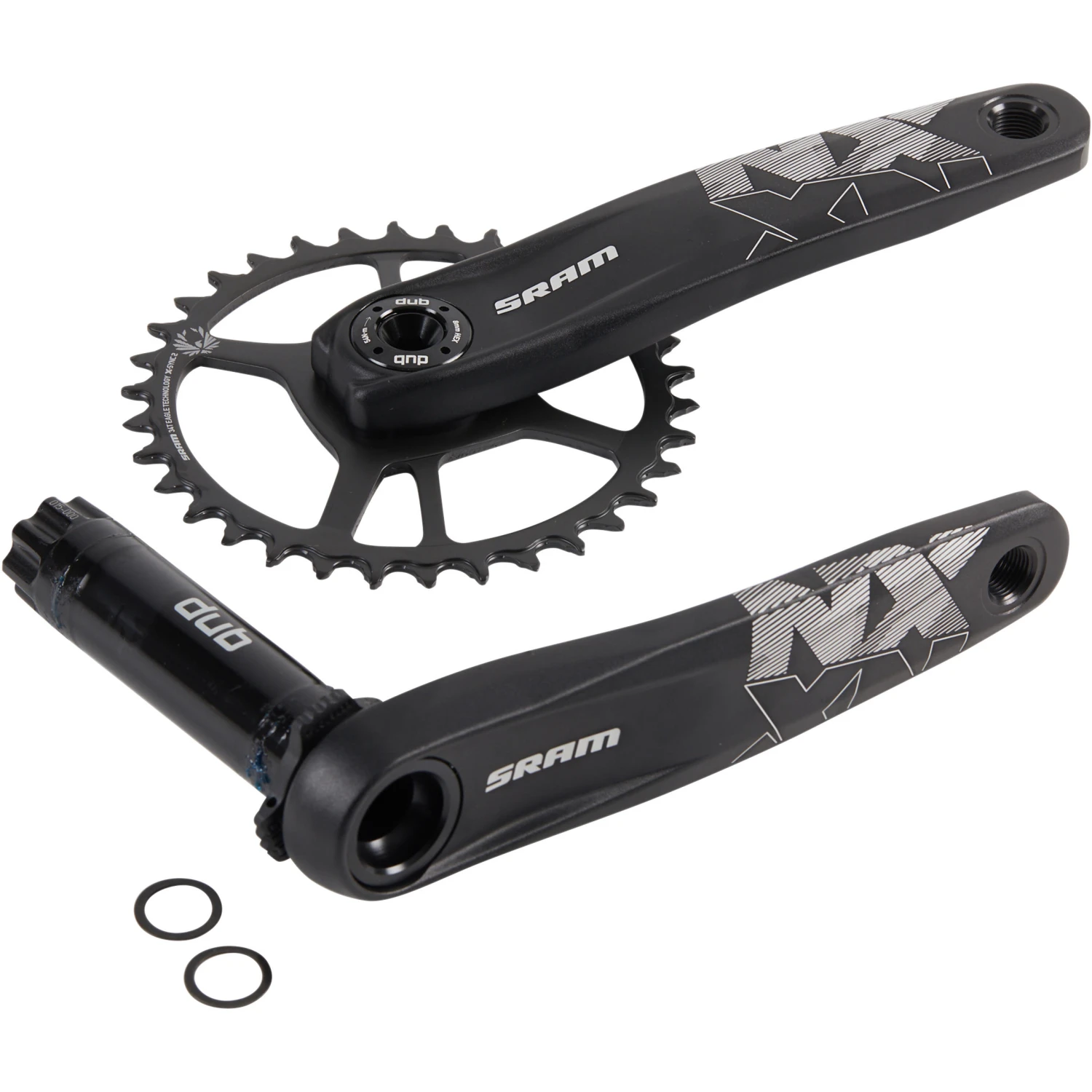 Single Chainset 34 Teeth 170 Mm DUB Mountain Bike Sram NX 1 Single Chainset 34 Teeth 170 Mm DUB Mountain Bike Sram NX