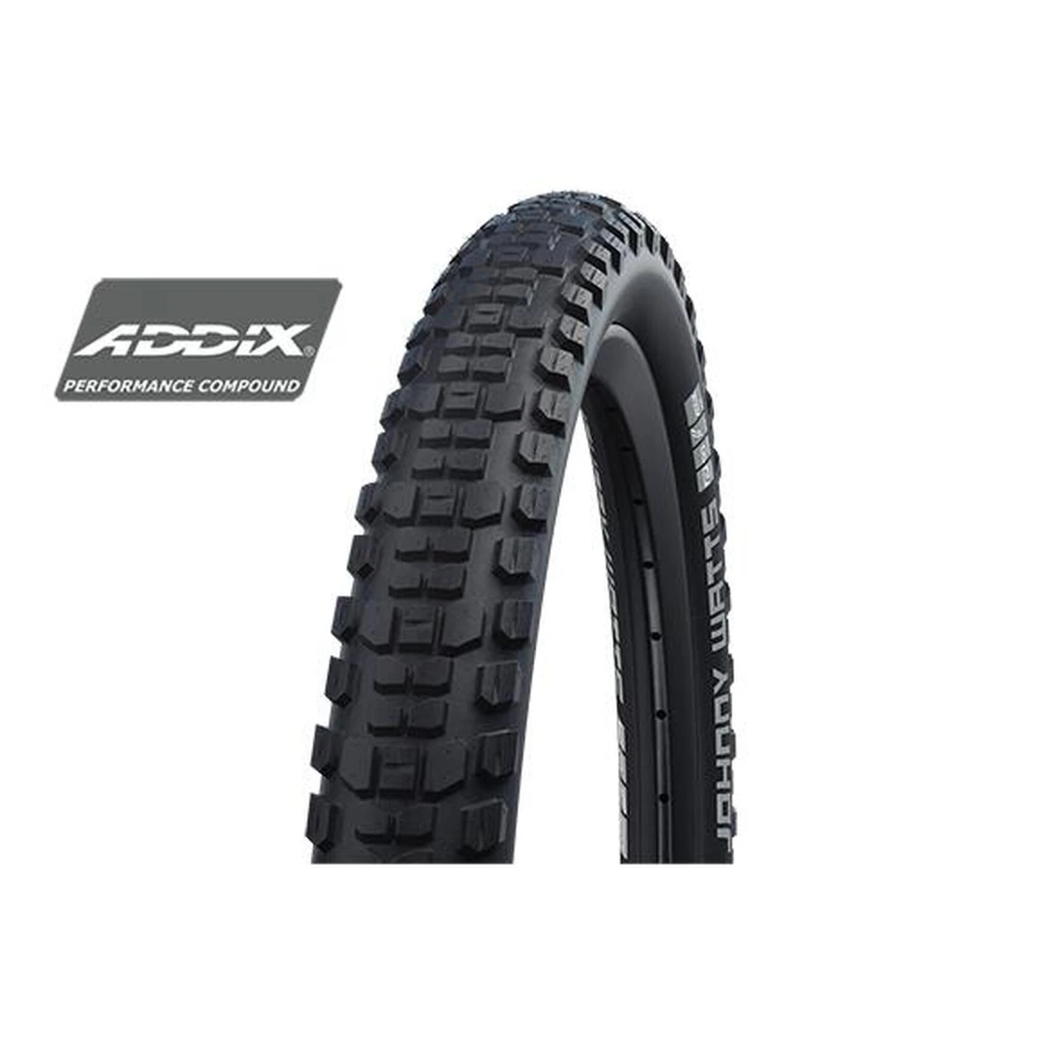 Schwalbe JOHNNY WATTS PERF 27.5 X 2.6 Black Tyre 1 Schwalbe JOHNNY WATTS PERF 27.5 X 2.6 Black Tyre